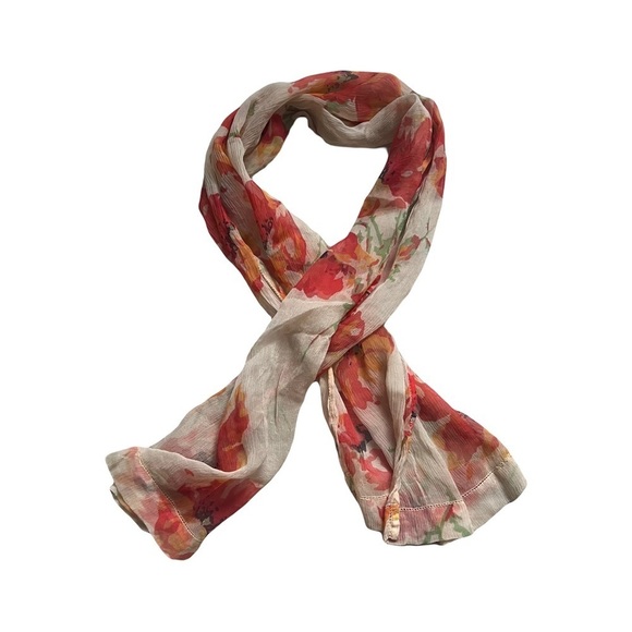 Vintage America Accessories - Vintage silk floral scarf